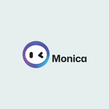 Intelligente Reiseplanung Monica AI Logo - KI-Assistent