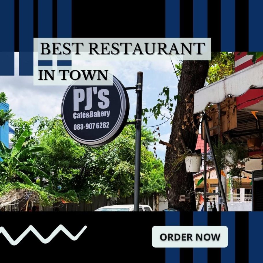 PJ’s Café in Pattaya mit Frühstück, Mittag und Abendessen PJ’s Cafe in Pattaya mit deutschem Inhaber und gemütlicher Terrasse