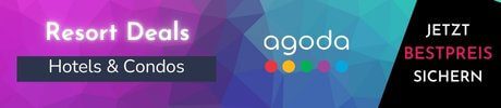 Jetzt Agoda Angebote für Resorts & Hotels entdecken Agoda Resort Deals Button – Hotels & Condos jetzt zum Bestpreis sichern