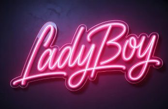 Ladyboy Hotspots in Pattaya, Thailand – Die besten Locations entdecken Ladyboy Neon Schild Schriftzug zeigt Hotspots