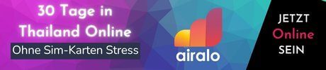 Thailand Online – Airalo eSIM buchen Button für 30 Tage Internet in Thailand ohne SIM-Karten-Stress