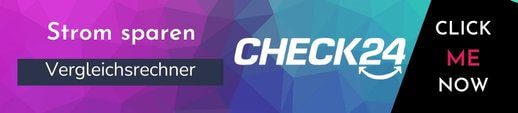 Strompreise vergleichen und Urlaubsgeld sparen Banner für den Strom Vergleichsrechner von Check vierundzwanzig um die Reisekasse für Pattaya aufzubessern